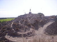 Vista del Monumento a Ceferino Namuncurá, en el departamento San Martín, [[provincia de San Juan]].